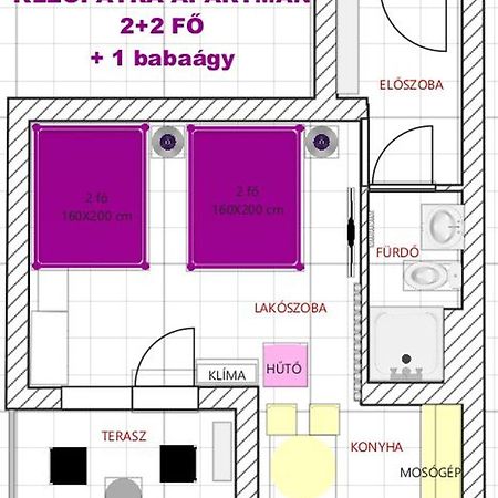 Kleopatra Apartman Hajdúszoboszló 外观 照片